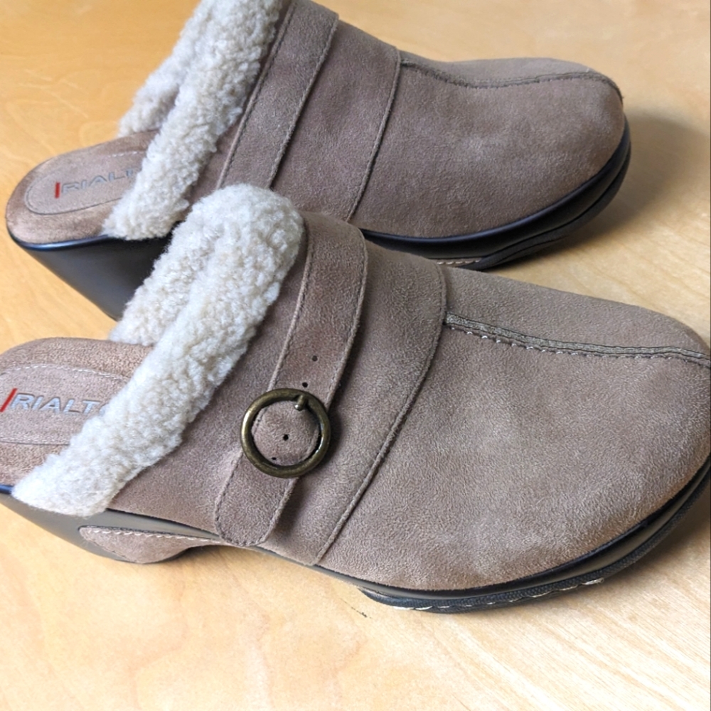 Rialto, Slip-on, Women's, Leather, Sherpa Lined, Size 8, NWOT